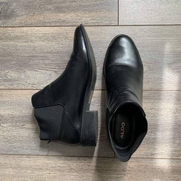 Aldo Synthetic Leather Ankle Boot - Picture 3 of 7